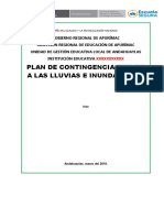 Plan de Contingencia Ante Lluvias-2018