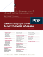  Security Services in Canada Industry Report