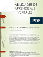 Habilidades de Aprendizaje Verbales