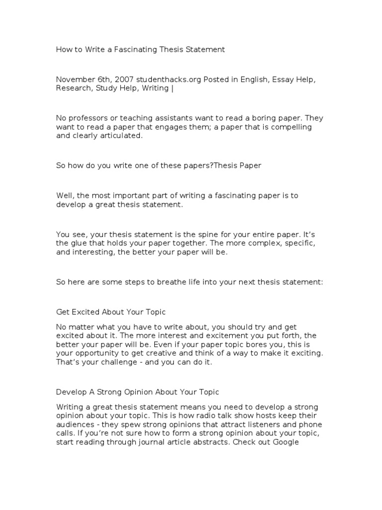 Thesis statement examples image