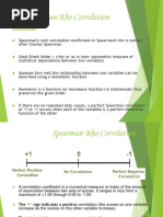 Spearman Rho