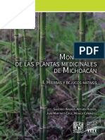 Monografía. de Las Plantas Medicinales de Michoacán. I. Hierbas y Bejucos Nativos