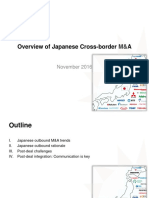 Overview of Japanese Cross-Border Mergers and Acquisitions