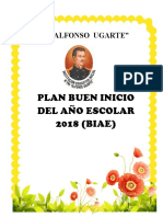Modelo Plan Buen Inicio Del Ano Escolar 2018