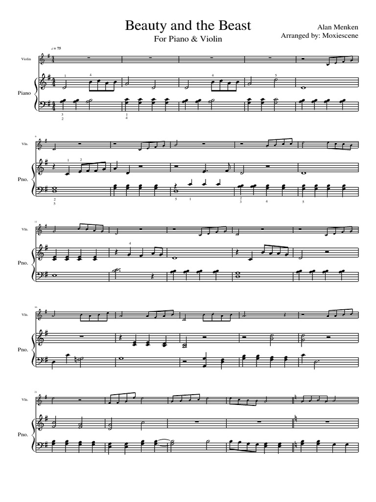 Canzone Di La Bella E La Bestia