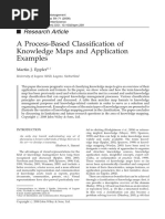 Eppler  a Process-Based Classification of Knowledge Management Maps and Application Examples