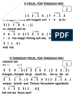 Ungkup 265 - O Tanggoh Yesus, Yoh Tangguh Wei