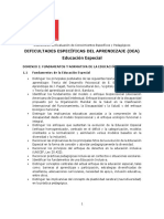Ed. Especial DIFICULTADES ESPECÍFICAS DEL APRENDIZAJE PDF