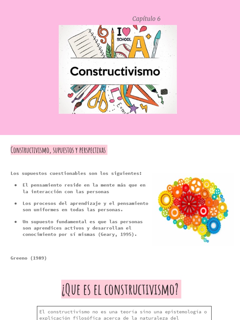 Constructivo | PDF | Constructivismo (filosofía de la educación ...