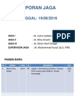 Laporan Jaga 19 Agustus 2016