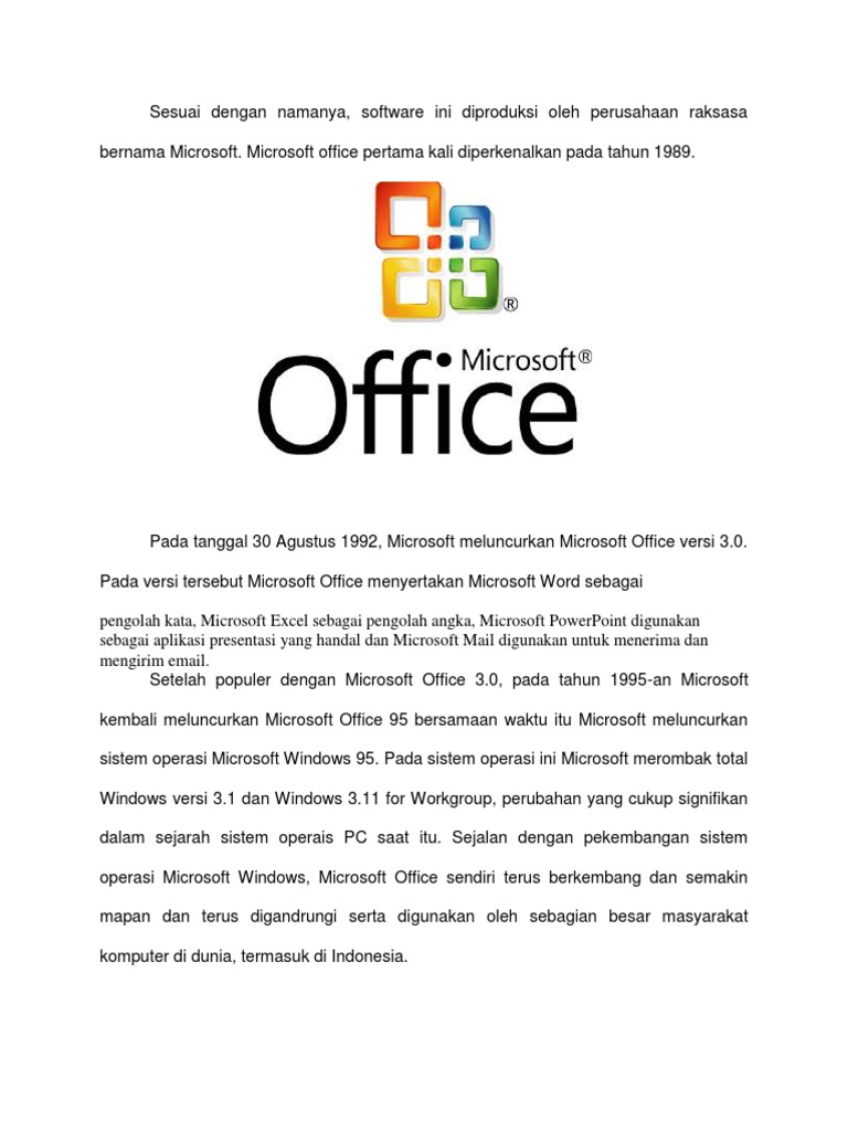 Sejarah Office