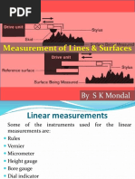 Measurement of Lines & Surfaces