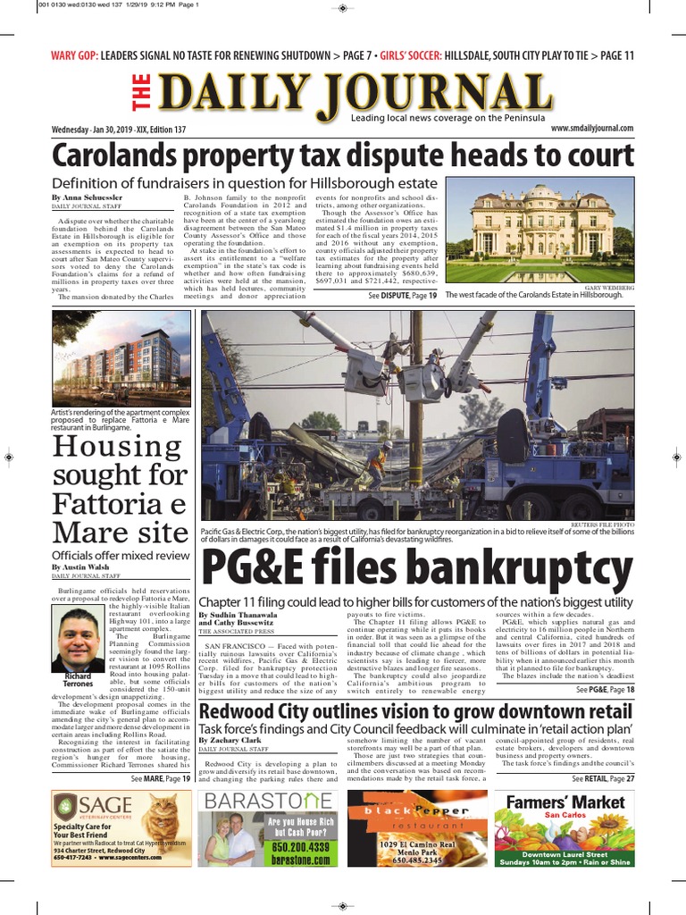 San Mateo Daily Journal 01 30 19 Edition PDF