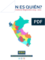 Quienes Quien Gobernadores Regionales 2019-2022