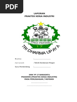 Contoh Laporan Prakerin