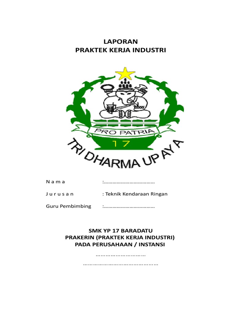 Contoh Laporan Prakerin