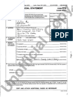 John Eichstadt Personal Financial Statement 2009