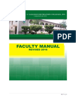 Faculty Manual