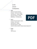 8.0 System Implementation Plan 8.1 Resource Requirements 8.1.1 Hardware Requirements