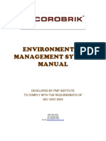 Corobrik Environmental Management Manual