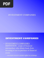 Investment Companies