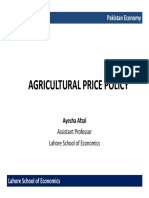 Agriculture Pricing Policy