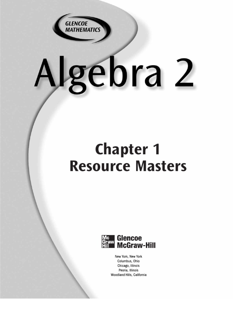 worksheet Glencoe Algebra 2 Chapter 5 Worksheet Answers a2c1rm significant figures equations