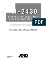 Instruction Manual: Recorder For Ambulatory Blood Pressure Monitor