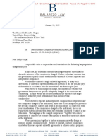 Chapo Case Balarezo Letter Regarding Multiple Conspiracy