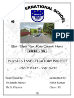 Garh - Siyana Road, Katira Jafrabad (Hapur) : Physics Investigatory Project