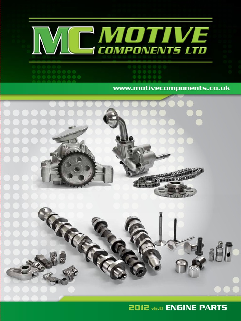 Motive Engine Parts Catalogue 2012 v6, PDF, Vehicle Technology