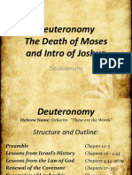 Deuteronomy and Death of Moses