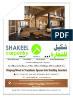 Shakeel Carpentry Works For Finest Joinery For Homes, Villas, Offices, Buildings, Hotels, and Interiors