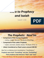 10. Intro to Prophecy and Isaiah