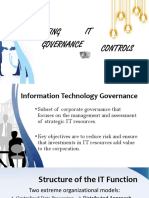 Auditing IT Governance Controls