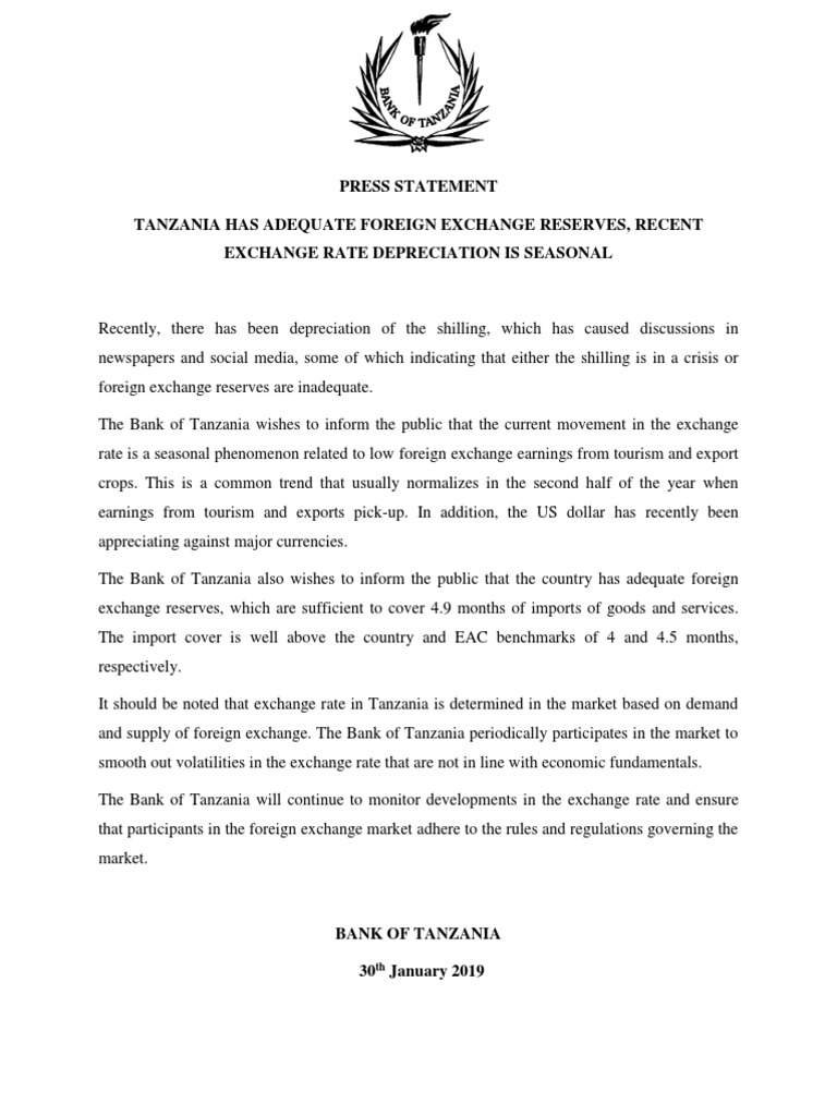 Press Statement 300119 - 