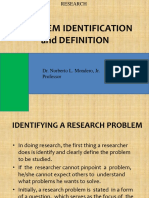 Problem Identification and Definition