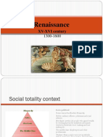Renaissance: XV-XVI Century