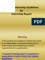 General Internship Guidelines 1