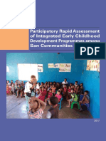 Participatory Rapid Assessment of Integrated Early Childhood Development Programmes Among San Communities in Namibia