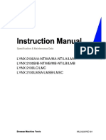 Lynx2100M Instructions