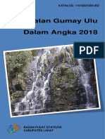 Kecamatan Gumay Ulu Dalam Angka 2018