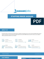 Aasaanjobs Staffing Deck - Jun 2018