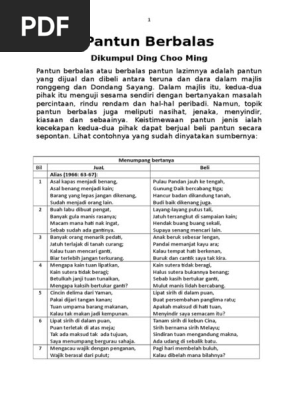 Pantun Berbalas Pdf