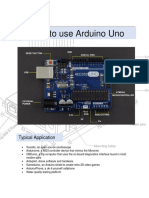 How To Use Arduino Uno: Typical Application