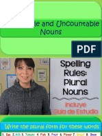 Countable and Uncountable Nouns Carlos Cabrera