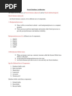 Oracle Database Architecture