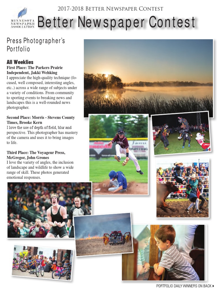 MNA BNC Winners 2017-2018 PDF Minnesota Newspapers