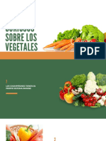 Datos Sobre Los Vegetales