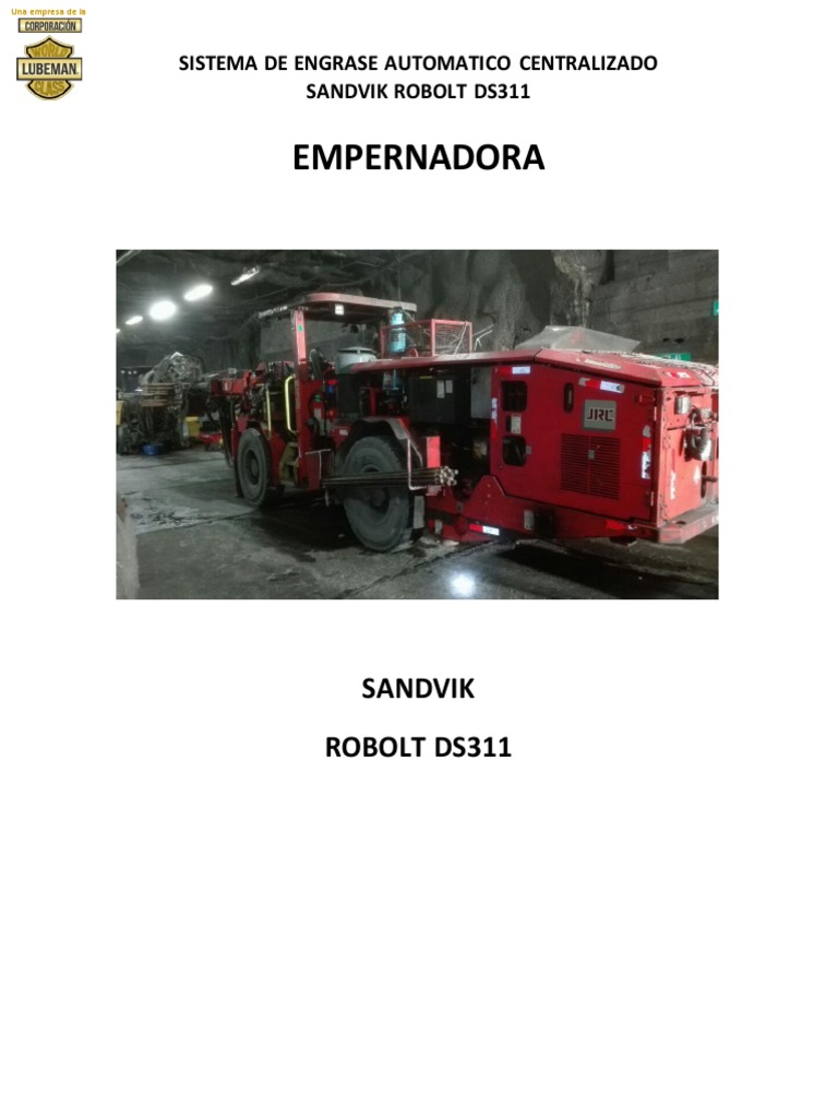 Empernadora Marca SANDVIK Modelo Robolt DS311 | PDF | Bomba | Electrónica